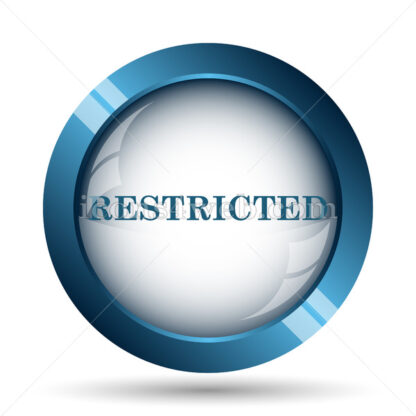 Restricted image icon. - Website icons