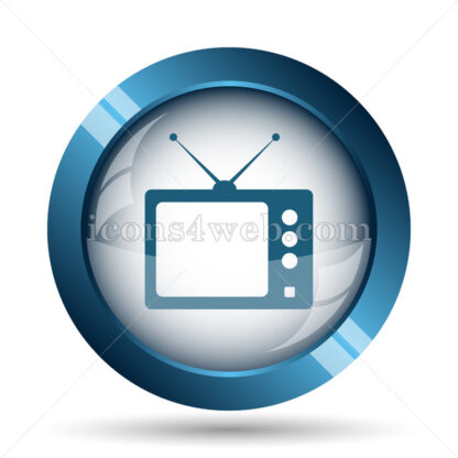Retro tv image icon. - Website icons