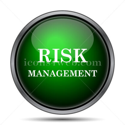 Risk management internet icon. - Website icons