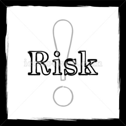 Risk sketch icon. - Website icons