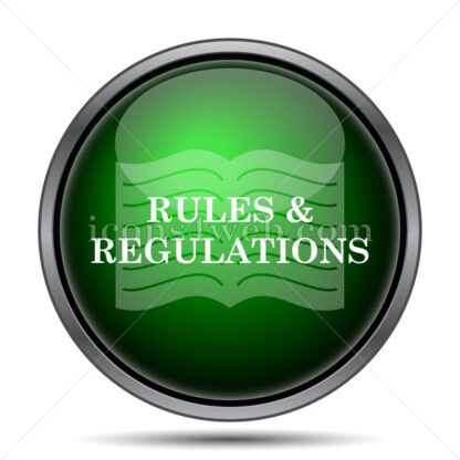 Rules and regulations internet icon. - Website icons