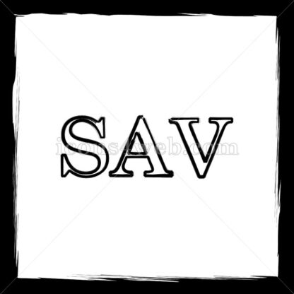 SAV sketch icon. - Website icons