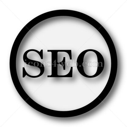 SEO simple icon. SEO simple button. - Website icons