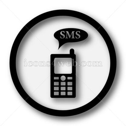 SMS simple icon. SMS simple button. - Website icons