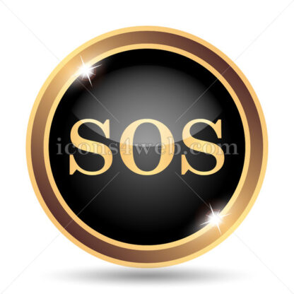 SOS gold icon. - Website icons