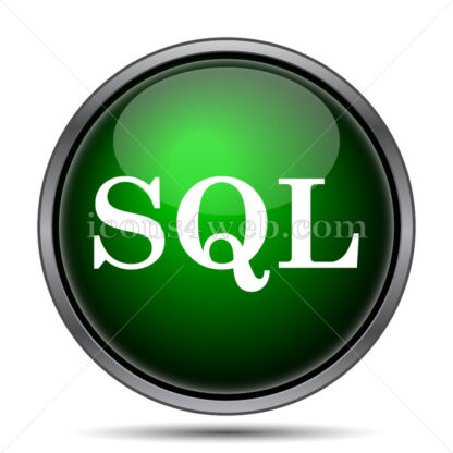 SQL internet icon. - Website icons