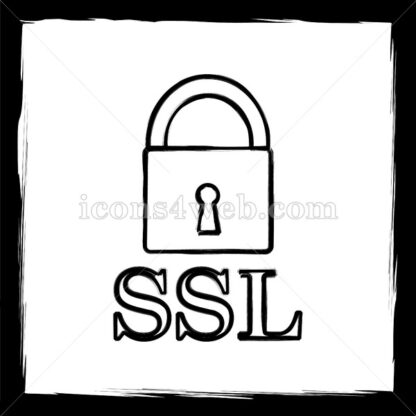 SSL sketch icon. - Website icons