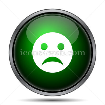 Sad smiley internet icon. - Website icons