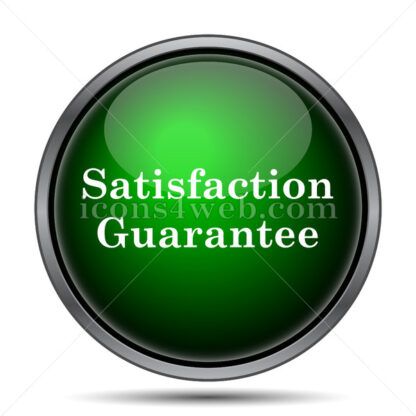 Satisfaction guarantee internet icon. - Website icons