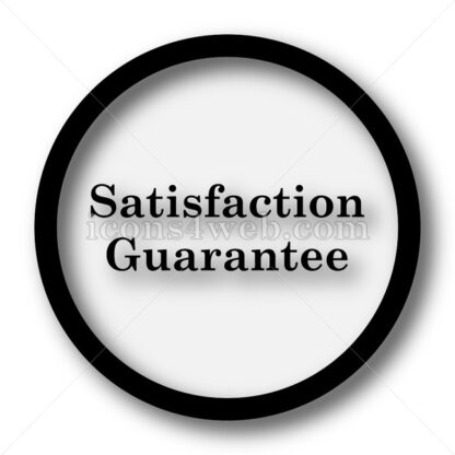 Satisfaction guarantee simple icon button - Icons for website