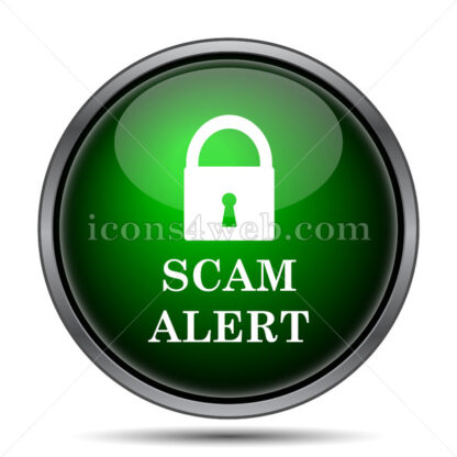 Scam Alert internet icon. - Website icons