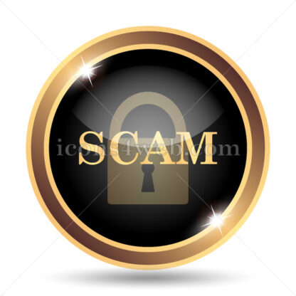 Scam gold icon. - Website icons