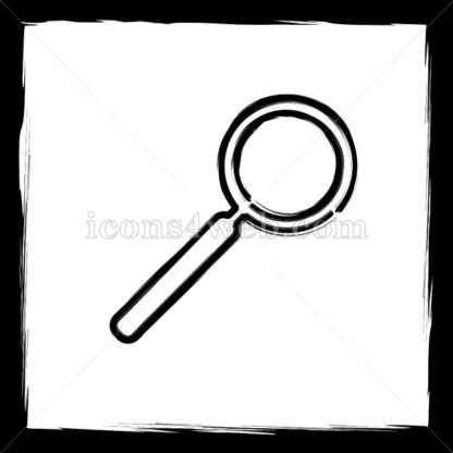 Search sketch icon. - Website icons