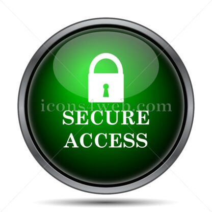 Secure access internet icon. - Website icons