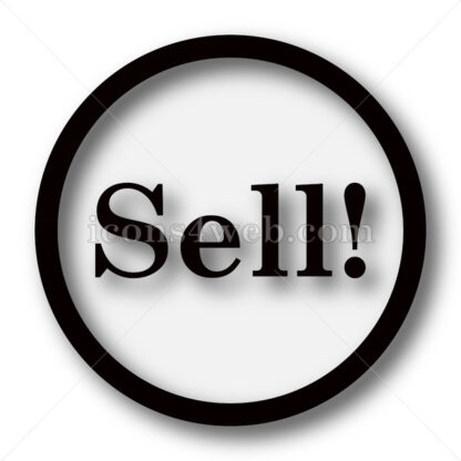 Sell simple icon. Sell simple button. - Website icons