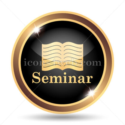 Seminar gold icon. - Website icons