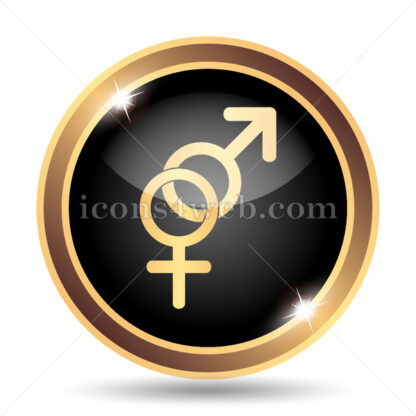 Sex gold icon. - Website icons