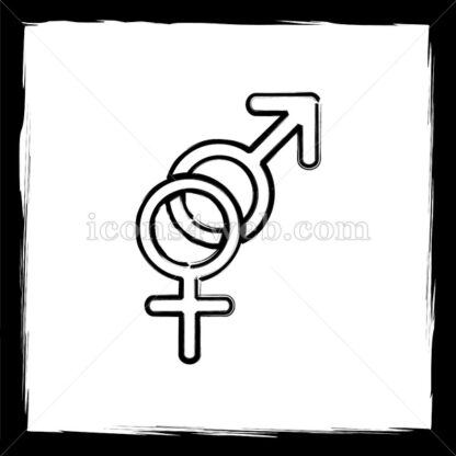 Sex sketch icon. - Website icons