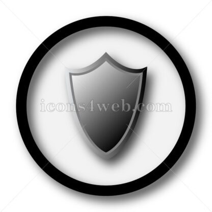 Shield simple icon. Shield simple button. - Website icons