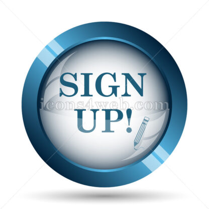 Sign up image icon. - Website icons