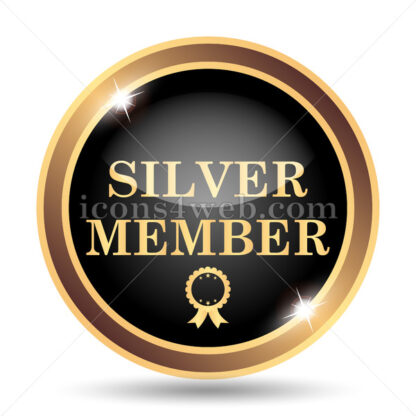 Silver member gold icon. - Website icons
