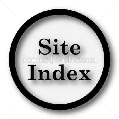 Site index simple icon. Site index simple button. - Website icons