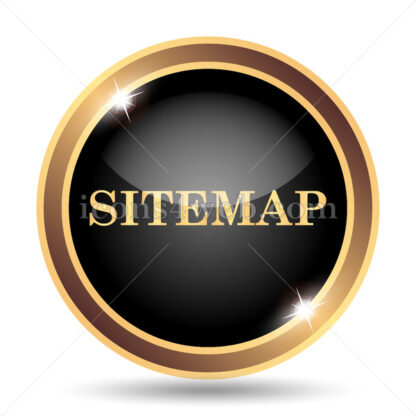 Sitemap gold icon. - Website icons