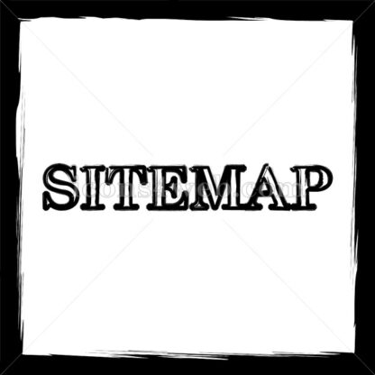 Sitemap sketch icon. - Website icons
