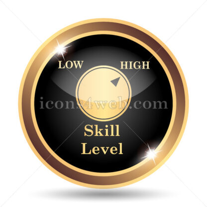 Skill level gold icon. - Website icons