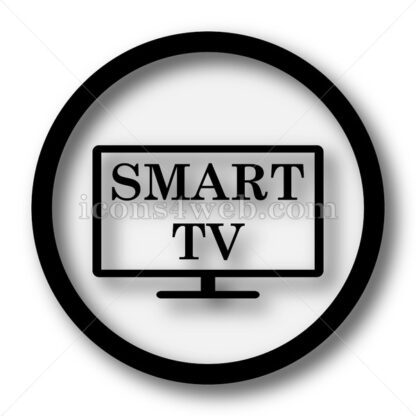 Smart tv simple icon. Smart tv simple button. - Website icons