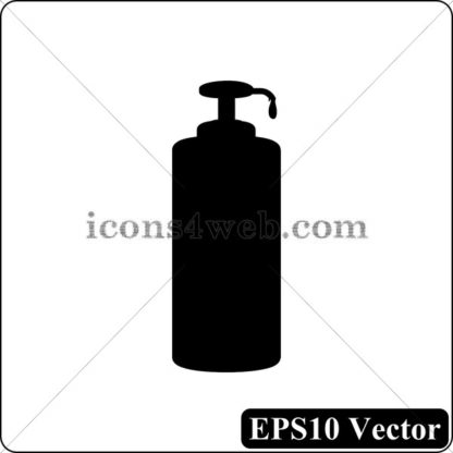 Soap black icon. EPS10 vector. - Website icons