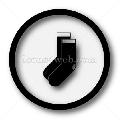 Socks simple icon. Socks simple button. - Website icons
