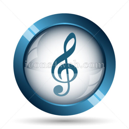 Sol key music symbol image icon. - Website icons