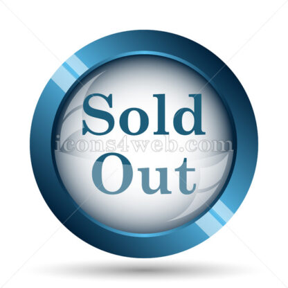 Sold out image icon. - Website icons
