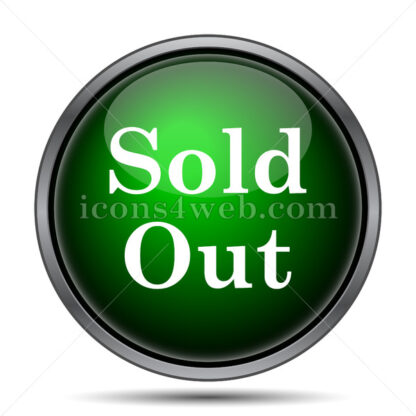 Sold out internet icon. - Website icons