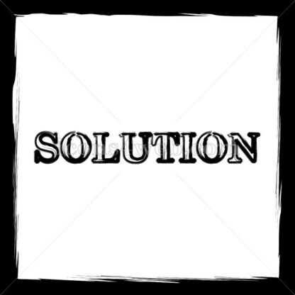 Solution sketch icon. - Website icons