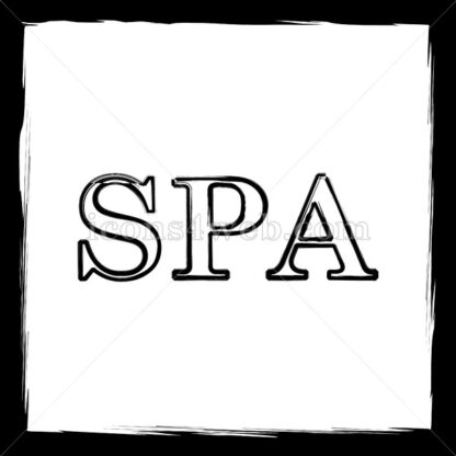 Spa sketch icon. - Website icons