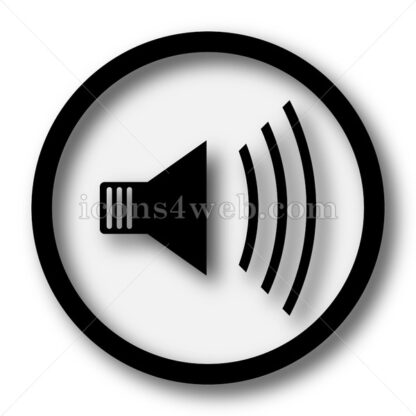 Speaker simple icon. Speaker simple button. - Website icons