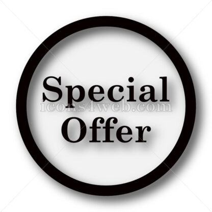 Special offer simple icon. Special offer simple button. - Website icons