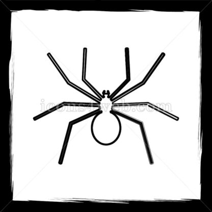 Spider sketch icon. - Website icons