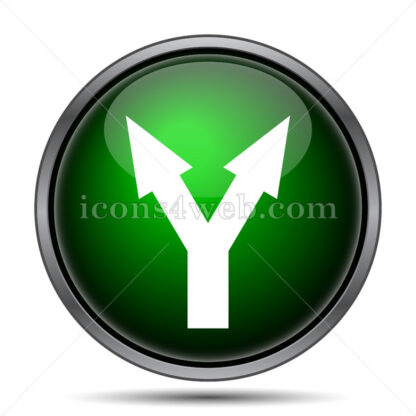 Split arrow internet icon. - Website icons