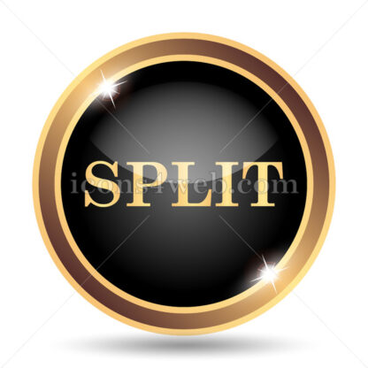 Split gold icon. - Website icons
