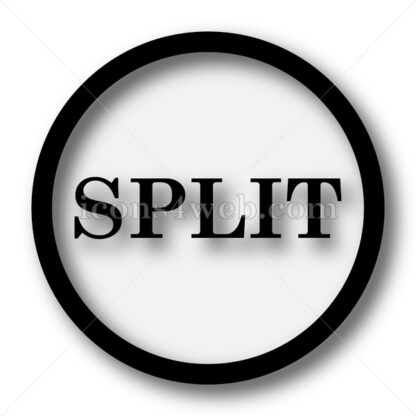 Split simple icon. Split simple button. - Website icons