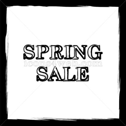 Spring sale sketch icon. - Website icons