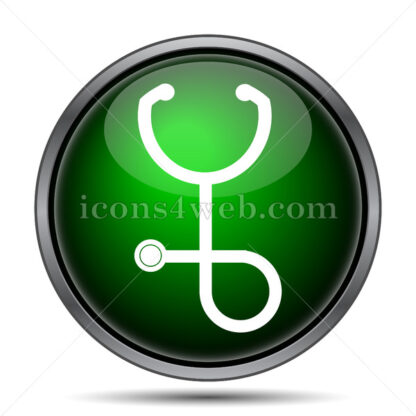 Stethoscope internet icon. - Website icons