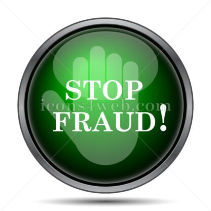 Stop fraud internet icon. - Website icons