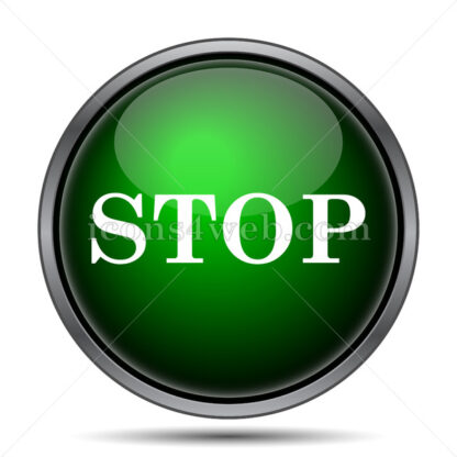 Stop internet icon. - Website icons