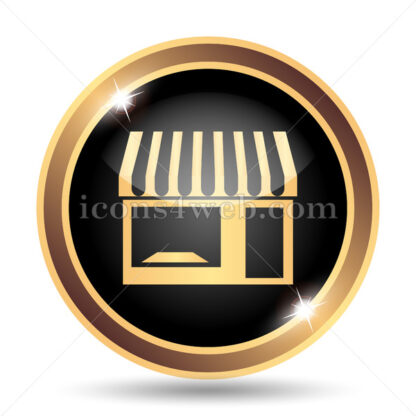 Store gold icon. - Website icons