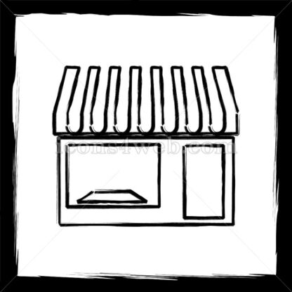 Store sketch icon. - Website icons
