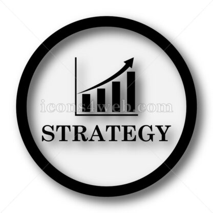 Strategy simple icon. Strategy simple button. - Website icons